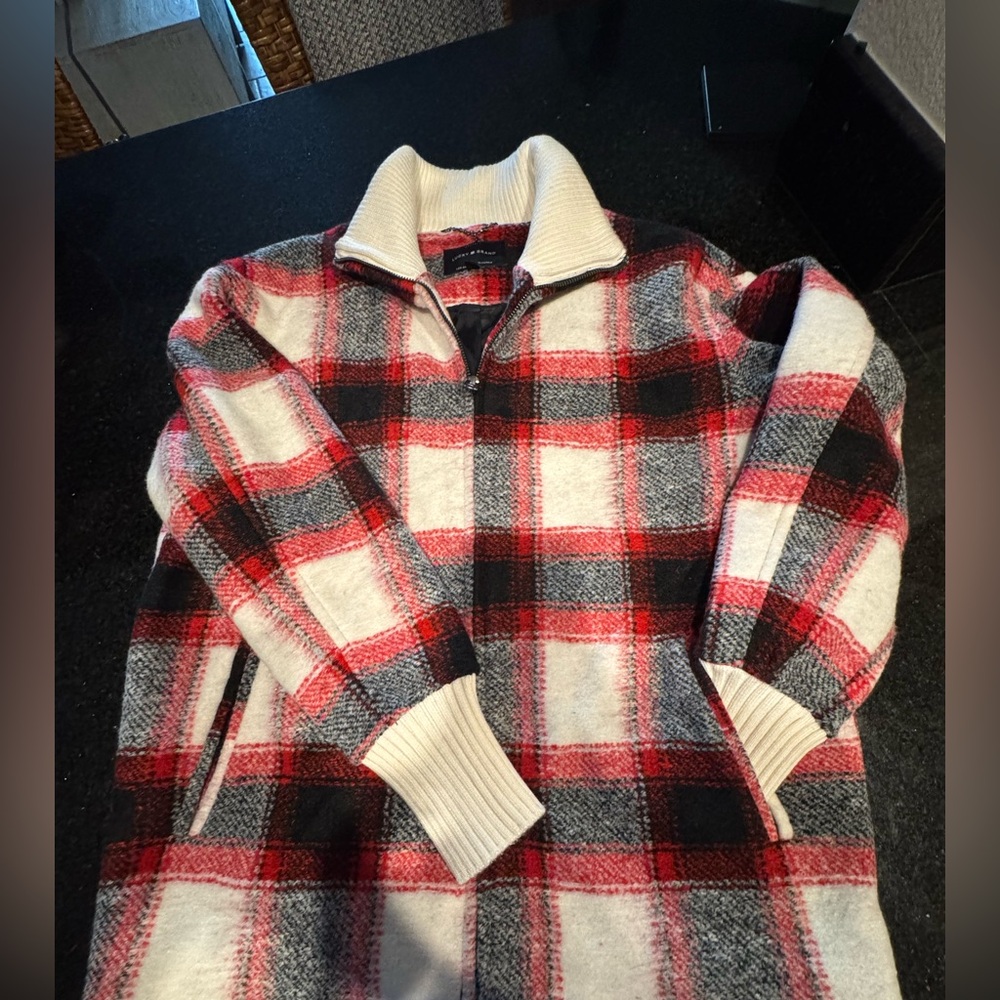 Plaid Wool Zip Jacket - Picture 6 of 11